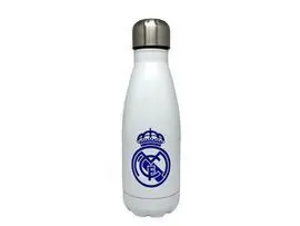 Botella Blanca de Acero 550Ml Real Madrid