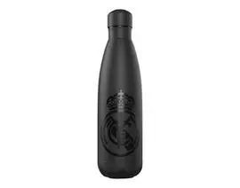 Botella Negra Rubberizada de Doble Pared Real Madr