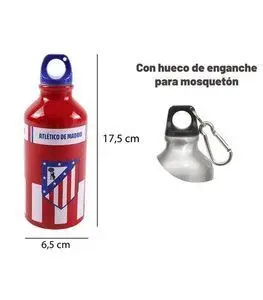 Botella de Aluminio de 400 Ml Atletico de Madrid