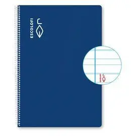 Bloc A4 40H 70G Montessori Pauta 5 Margen Azul