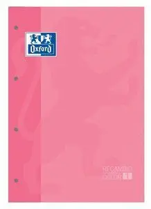 Recambio A4 4 Taladros 80H Cuadro 5Mm Oxford Rosa