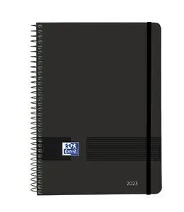 Agenda Anual 2023 Oxford Live Go 15X21 Sv Negro