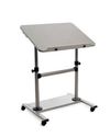 MESA ORDENADOR MULTIUSOS MOVIL AJUSTABLE GRIS ALUM