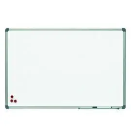 Pizarra Dbl Cara Lacada Blanca Aluminio 150X120Cm