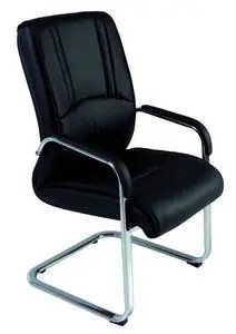 Silla Direccion Confidente Oficina Negra Rd-987 Ro