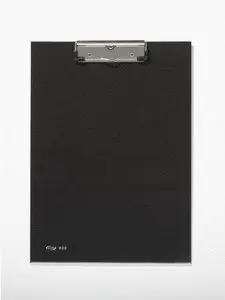 Carpeta Pinza Metalica Carton Forrado Negro