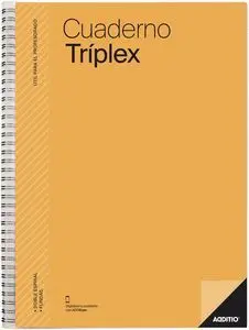 Cuaderno Triplex Profesor Aditio Colores Surtidos