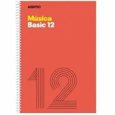 Cuaderno Espiral Fº Musica Basic 12 Pentagramas 20 Hojas