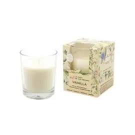 Expositor 6 Vaso Vela Grande 140G. Vainilla