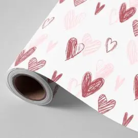 Papel Regalo Bobina 31Cm 2K Corazones