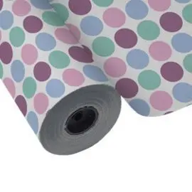 Papel Regalo Bobina 62Cm 4K Todo Año Circulos de C