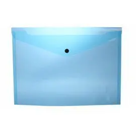 Sobre Portadocumentos Pp A4 con Broche Azul Claro