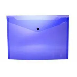 Sobre Portadocumentos Pp A4 con Broche Azul Oscuro