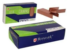 Grapas Nº 22/6 Cobreadas