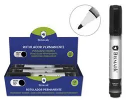 Rotulador Permanente Negro Bismark 1. 5Mm