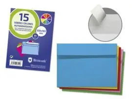Sobres Autoadhesivos Colores 15U