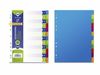 SEPARADORES PP A4 12 DEPARTAMENTOS EXTRA GRUESOS