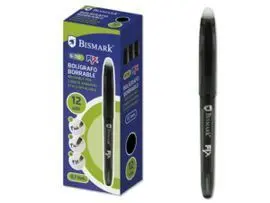 Boligrafo Borrable Capuchon Bismark Negro 0. 7Mmm