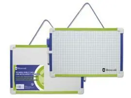 Pizarra Doble Cara con Rotulador y Colgante Bismark 30X20Cm