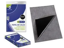 Papel Calco 10 Hojas Negro