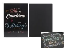 Cuaderno de Lettering A4 50H Negras 80G