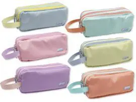 Portatodo Lagart Soft Pastel Triple con Asa
