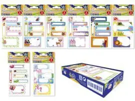 Etiquetas Adhesivas Escolares Super-Resistentes