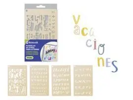 Plantillas Pp para Lettering 12 Alfabetos