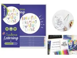 Cuaderno de Lettering A5 +6 Rotuladores Punta Fina