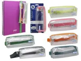 Portatodo Take-Away Transparente con Goma