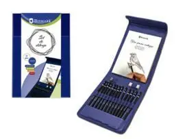 Estuche Plegable Set de Dibujo con Lapices
