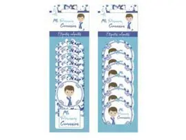 Etiquetas Colgantes Niño 6U mi Primera Comunion