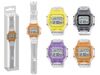 RELOJ DIGITAL TRANSPARENTE MARCO COLORES