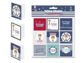 Tarjetas Adhesivas Niño mi Primera Comunion