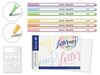 CUADERNO LETTERING ING PASTEL A5+6 ROTULADORES+PLA