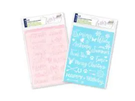 Plantillas para Lettering Ingles 3 Pcs Frases