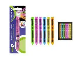 Boligrafo 6 Colores Glow In The Dark