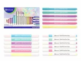 Set 18 Rotuladores Escritura Pastel