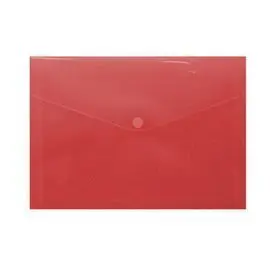 Sobre Portadocumentos con Velcro A4 Office Rojo