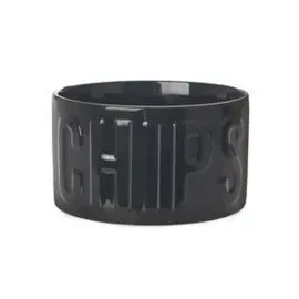 Cuenco Aperitivo Ceramica Negro Chips