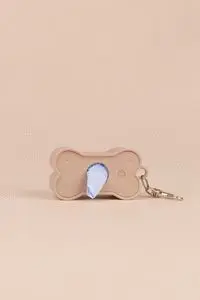 Dispensador Bolsas Plastico Mascota Biscuit Marron
