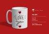 TAZA CERAMICA ENAMORADOS LOVE YOU