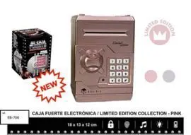 Hucha Especial Rosa Metalizada Edicion Limitada