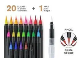 Estuche 20 Rotuladores Deluxe Brush Acuarelable Ma