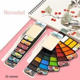 Caja Abanico 25 Professional Water Color