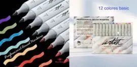 Rotuladores Professional Brush Marker Basic Colors