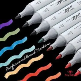 Rotuladores Professional Brush Marker Pastel Color