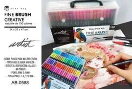 Megapack Xxl 100 Rotuladores Fine Brush Doble Punt