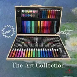Maletin Set Art Studio Madera 180 Piezas