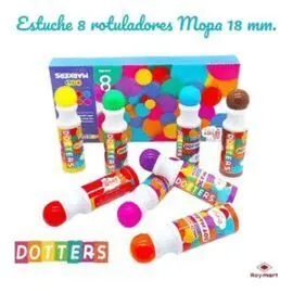 Estuche 8 Colores Dotters Mopa mi Primer Marker